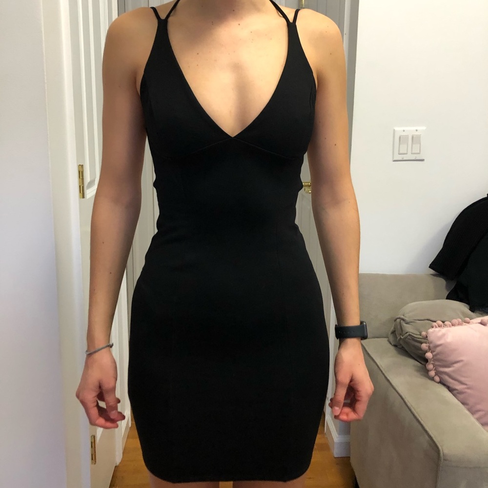 Lulus size small black cocktail dress!